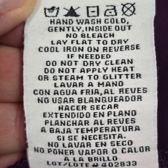 R&M Richards Dress Medium Purple Babydoll Sparkle Y2K Whimsigoth Fairy Feminine - Picture 8 of 12